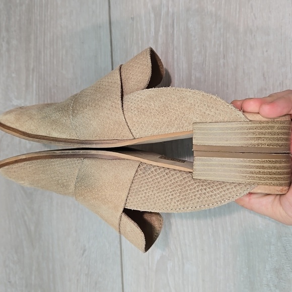 Free People Women's Taupe Tan Loafers Slip On Shoes Sz 38/7 - Picture 8 of 11